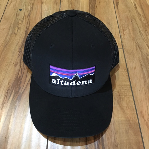 From The Ground Up Altadena Unpadded Trucker Hat Black From The Ground Up Altadena Unpadded Trucker Hat Black