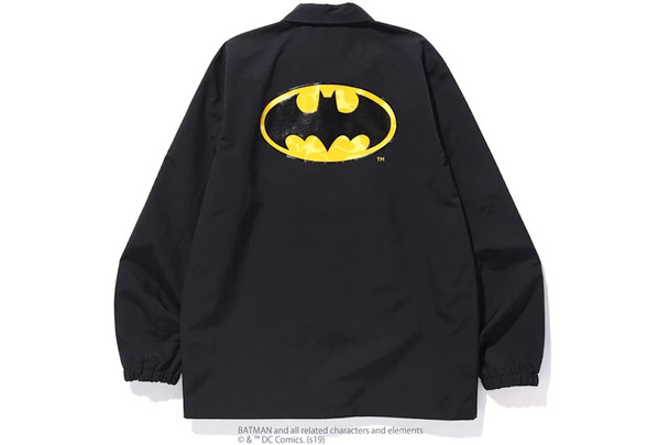 BAPE x DC Batman Coach Jacket Black