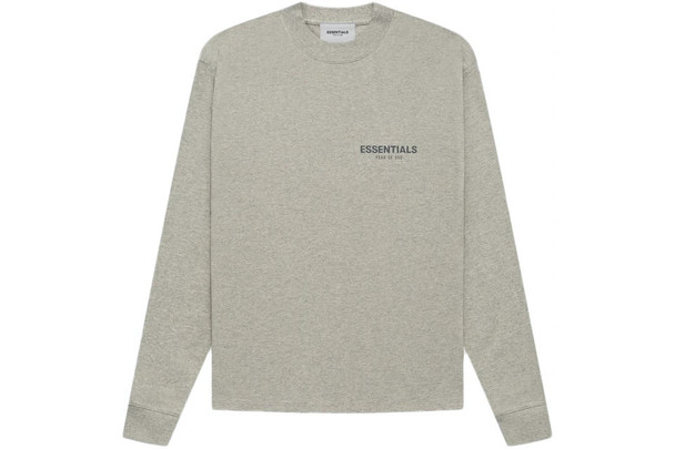 Fear of God ESSENTIALS Core Collection L/S Tee Heather Oatmeal