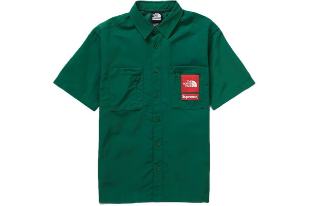 Supreme TNF Trekking S/S Shirt Dark Green S/S 22'