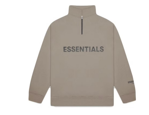 Fear of God ESSENTIALS Half Zip Pullover Cement