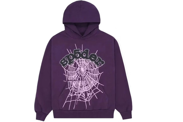 Spider Purple Web Hoodie S/S 23'