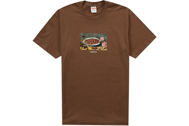 Supreme Strawberries Tee Brown S/S 23'