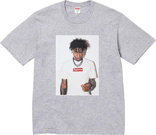 Supreme NBA Youngboy Tee Heather Grey F/W 23'