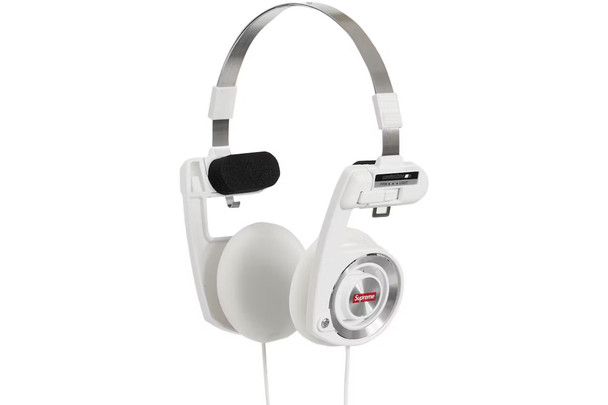 Supreme Koss PortaPro Headphones White F/W 23'