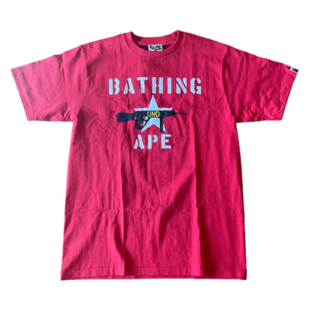 BAPE x Undefeated Evolved Tee Red