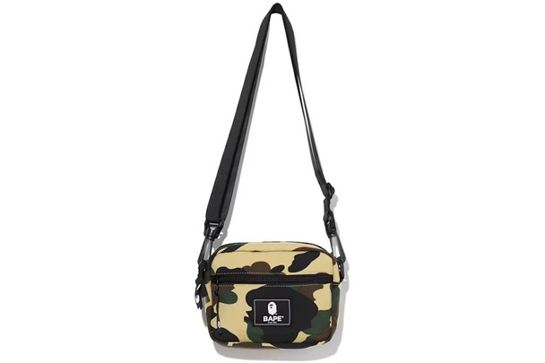 BAPE Cordura 1st Camo Mini Shoulder Bag Yellow