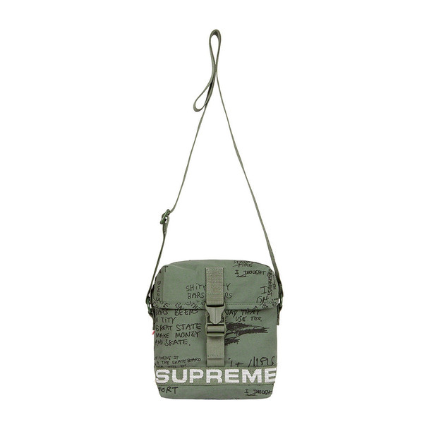 Supreme Field Side Bag Olive Gonz S/S 23'