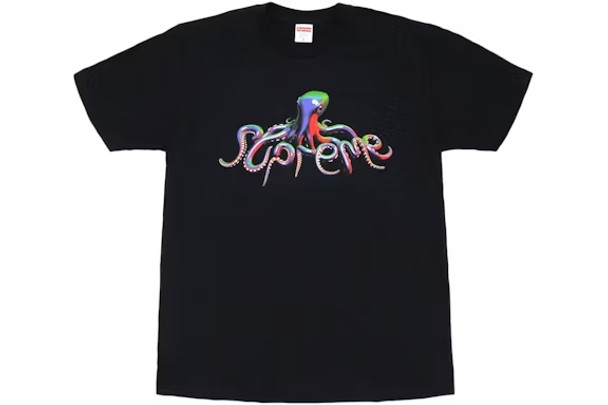 Supreme Tentacles Tee Black S/S 18'
