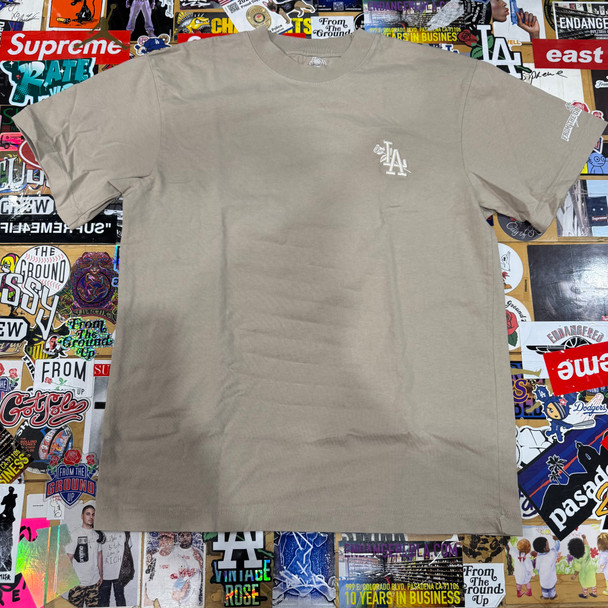 From The Ground Up LA Rose Tee Brown