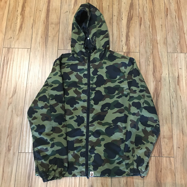 BAPE Anorak Green Camo Sz L (#6291)