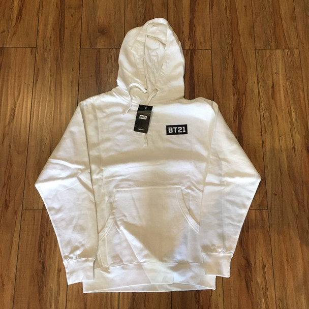 Anti Social Social Club x BT21 Peekaboo White Hoodie