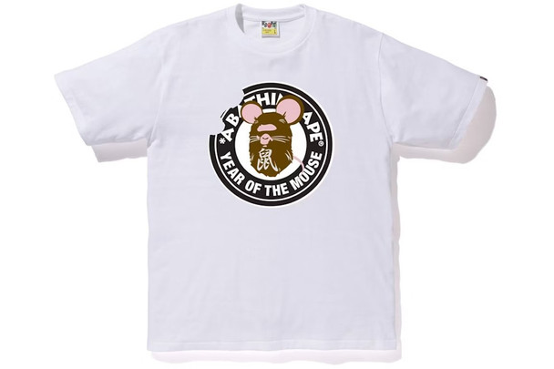 BAPE Year of the Mouse Tee White