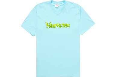 Supreme Shrek Tee Turquoise F/W 21'