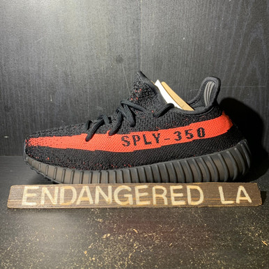 Yeezy 350 V2 Core Black Red 22' - ENDANGERED LA Yeezy 350 V2 Core Black Red 22' - ENDANGERED LA