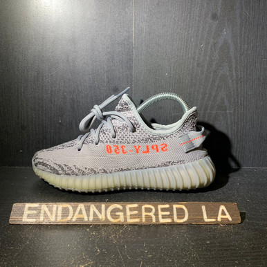 adidas gazelle silver green womens adidas Yeezy Boost 350 v2 Carbon Beluga (Preloved) UK 9.5 main image 1