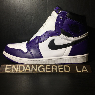 Air Jordan 1 Court Purple 2 0 ENDANGERED LA