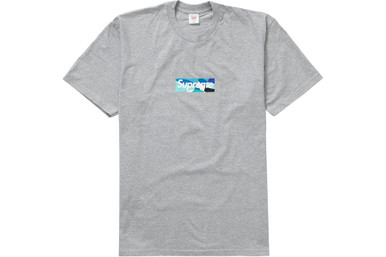 Supreme Pucci Box Logo Tee Heather Grey S/S 21'