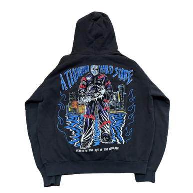 Warren Lotas Crying King Hoodie Black Sz XL (#9693)