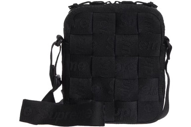 Supreme Woven Shoulder Bag Black S/S 23' (#10083)