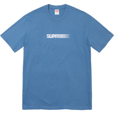 Supreme Motion Logo Tee Faded Blue S/S 23'