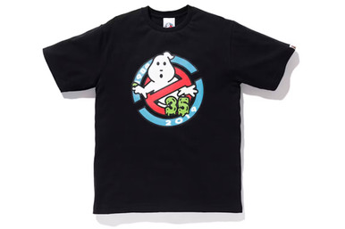 送料無料！GHOSTBUSTERS X BABY MILO TEE / WH Ghostbusters X Baby Milo A Bathing Ape BAPE Double Sided