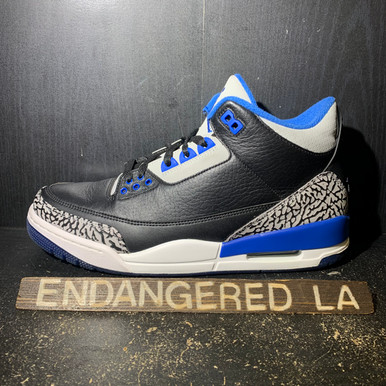 Air Jordan 3 Sport Blue Sz 9.5