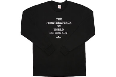 Supreme Slapshot Tee Black F/W 22'