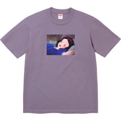 Supreme Snow White Tee Dusty Purple F/W 24