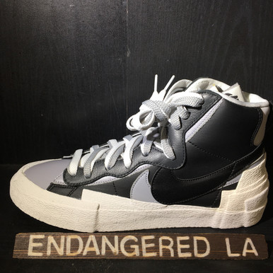 Nike Mid Blazer Sacai Black Grey - ENDANGERED LA