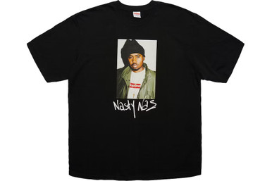 Supreme Nas Tee Black F W 17 ENDANGERED LA