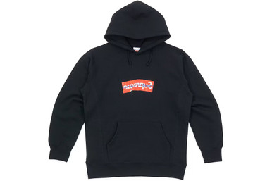 Supreme Inside Out Box Logo Hooded Sweatshirt Black - Size XXL