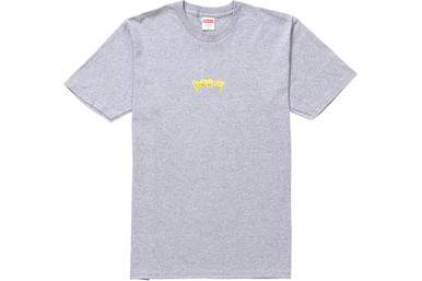 Supreme Fronts Tee Grey S/S 19' - ENDANGERED LA