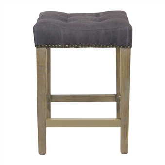 Shawne Ash Counter Stool in Frost Grey