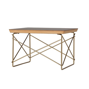 Wire Base Low Table in Gold