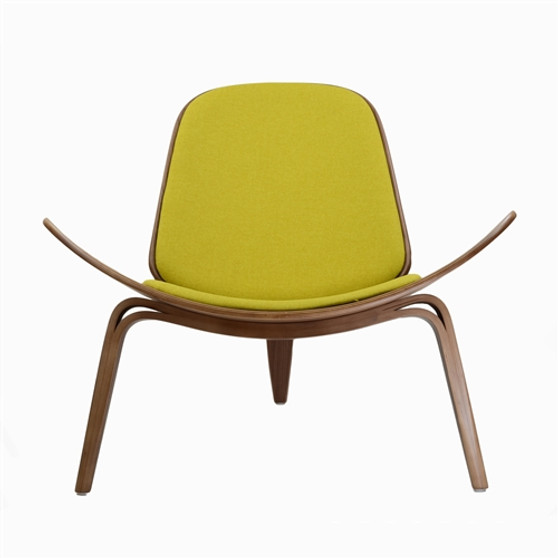 Athena 07 Lounge Chair in Yellow