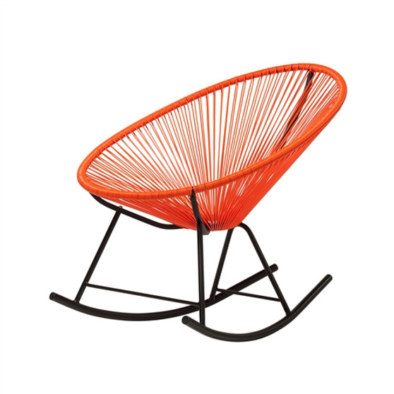 Acapulco Indoor / Outdoor Rocking Chair in Orange