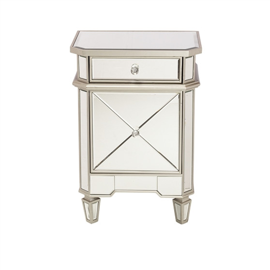 Mirrored Bedside Cabinet