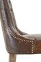 Martine Tufted Leather Arm Chair