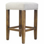 Ash Counter Stool in Beige