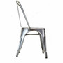 Bastille Side Chair in Gun Metal Galvanized Steel