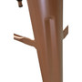 Bastille Style Counter Stool in Copper with Back