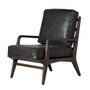 Murphy Lounge Chair in Black Leather