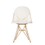 Bikini Style Side Chair in Chamagne Gold