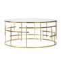 Esme Brushed Gold Coffee Table
