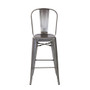 Bastille Bar Stool Gun Metal