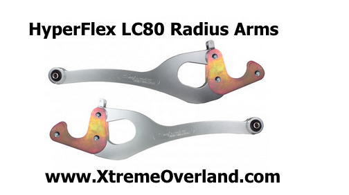 Hyperflex Radius Arms for 80 Series Landcruiser by Superior