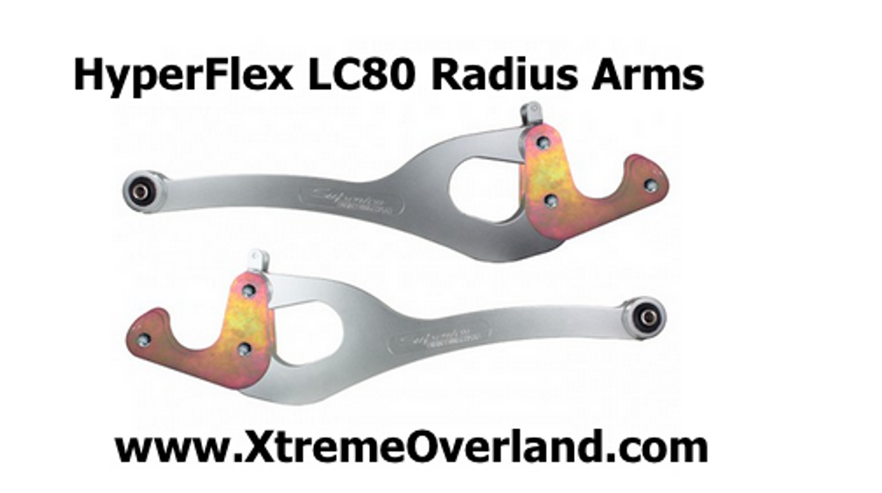 Hyperflex Radius Arms for 80 Series Landcruiser by Superior