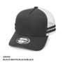 AH456 - A-Frame Striped Trucker Cap