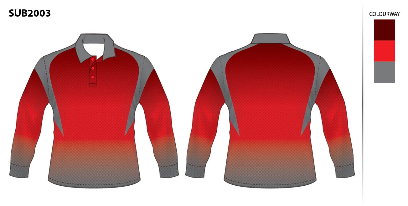 Sublimated Garments - Long Sleeve Polo Designs (CE1480) - Grace ...